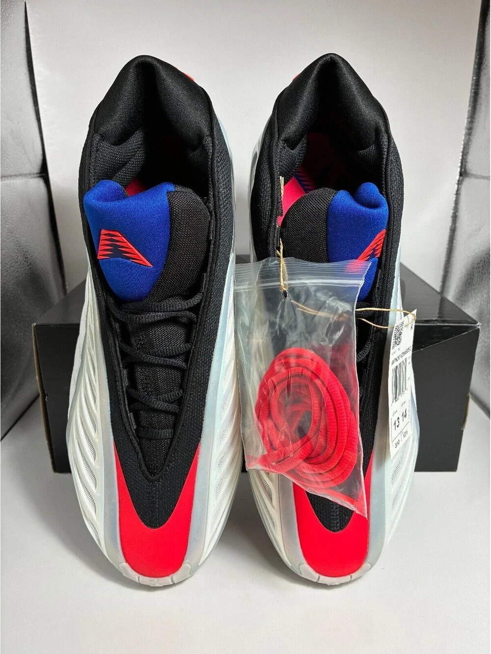 Size 13 - Adidas AE 2 USA Anthony Edwards White Lucid Red Silver